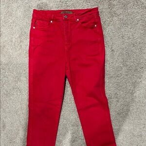 Judy Blue Red Straight Leg Women's Jeans
